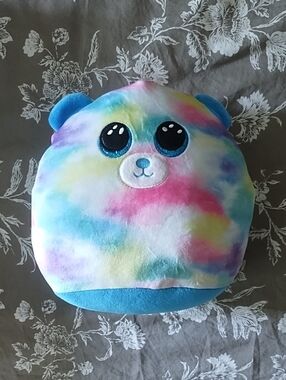 Ty Rainbow Tie-Dye Plushie Bear